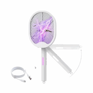 Raqueta Lampara Ultravioleta Mata Mosquitos Recargable