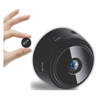 Cámara Mini Espía Ip Wifi Monitoreo En Tiempo Real Micrófono Negro