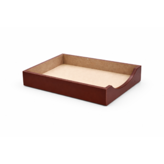 Bandeja Organizadora De Documentos Madera Oficina Oficio Apilable Simple