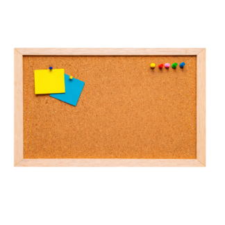 Cartelera De Corcho Minimalista 120 x 80 cms