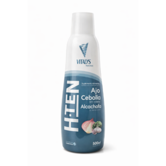 SUPLEMENTO LÍQUIDO H-TEN Con AJO CEBOLLA Y ALCACHOFA 500ML