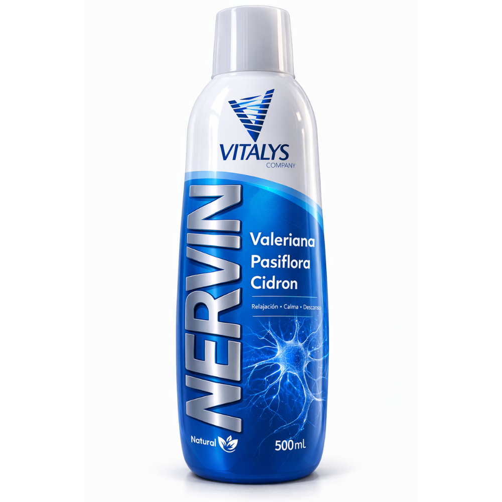 Nervin Vitalys 500ml Valeriana Pasiflora Cedrón Bienestar y Relajación