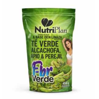 F-br Verde NutriPlan con Té Verde y Linaza | Fibra Natural para Bienestar Digestivo