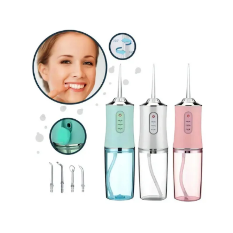 Irrigador Bucal Portátil Recargable 4 Boquillas | Limpieza Dental Profunda Profesional Sin Dolor - Image 11