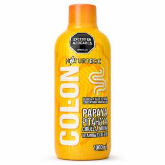 Bebida Funcional Colon Naturteck Papaya Pitahaya Inulina Naranja 1000 Ml