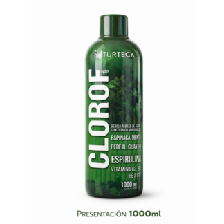 Suplemento Clorof Nap Bebida Verde Natural Espirulina Vitaminas B 1000 Ml