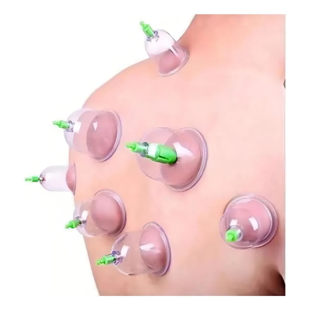 Kit de Ventosas Terapia al Vacío 12 Piezas con Bomba | Masaje Corporal Relajante, Uso en Casa, Fácil y Portátil - Image 2