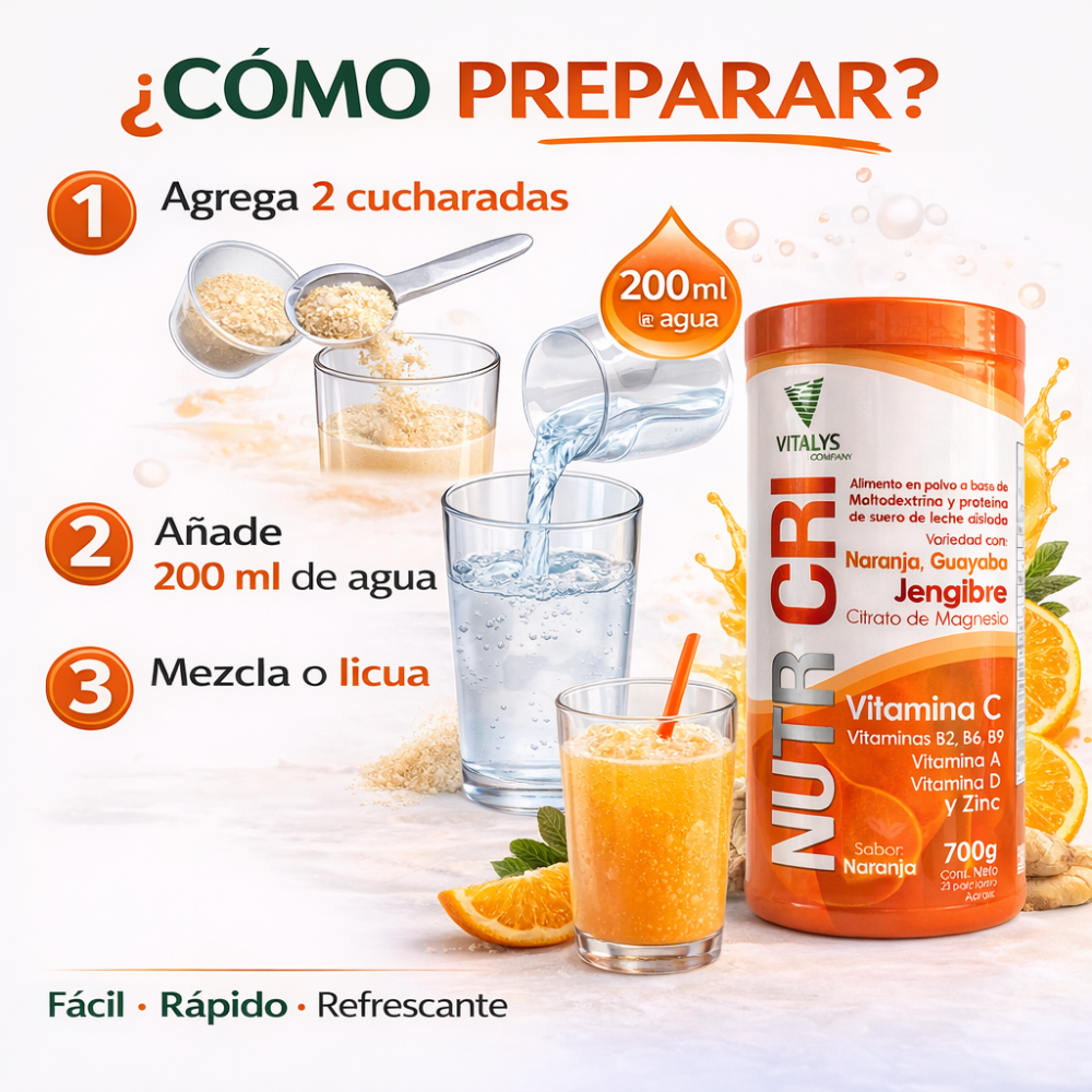 Multivitamínico En Polvo Vitamina C Zinc Magnesio 700g - Image 5