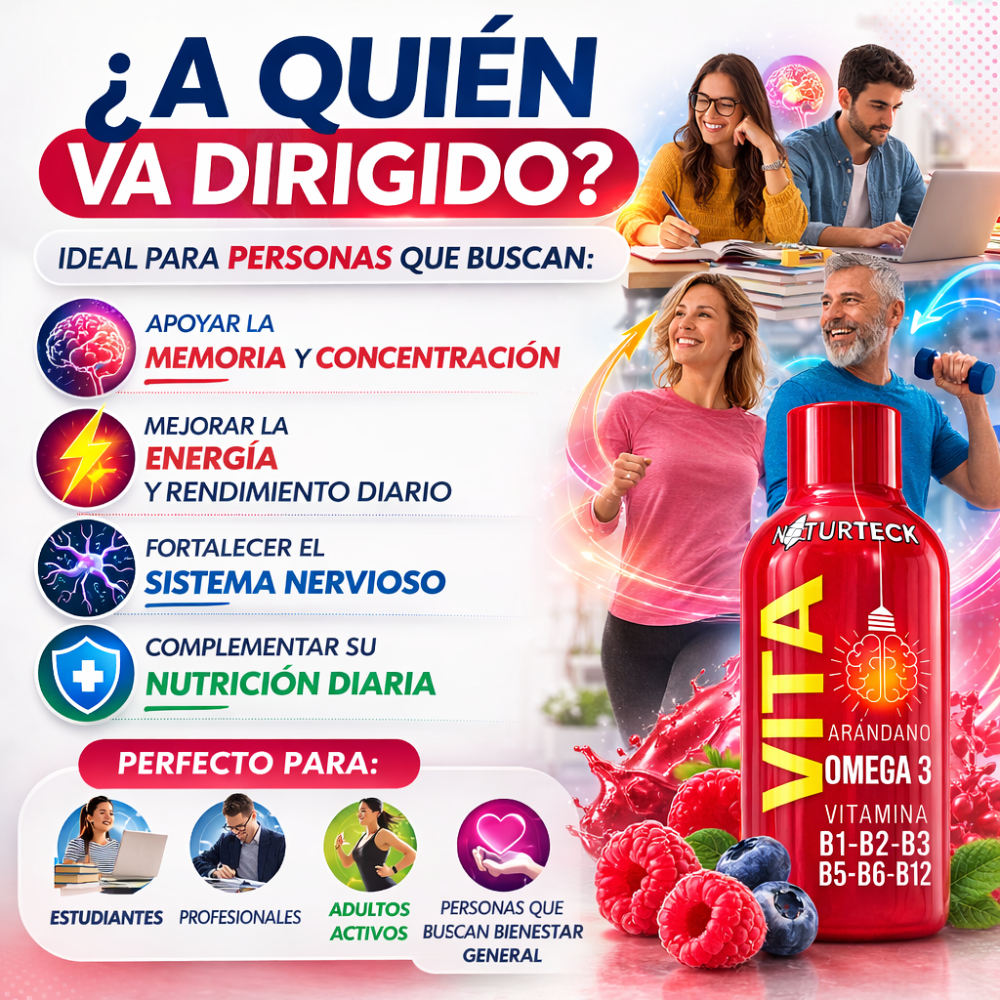 Suplemento VITTA ARÁNDANO OMEGA 3 + VITAMINAS 1000 ML - Image 6