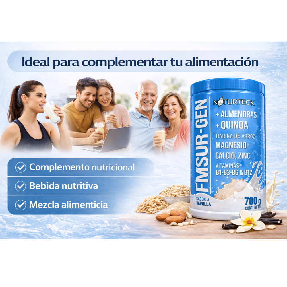 Bebida Nutricional ENSUR GEN Con Proteína Avena Quinoa Vitaminas 700 g - Image 6