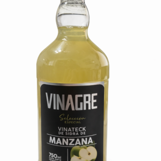 VINAGRE DE SIDRA DE MANZANA VINATECK 750ML NATURAL Y CON EXTRACTO DE ALCACHOFA