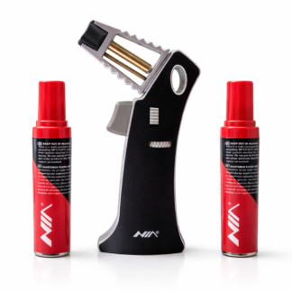 Soplete Profesional de Gas Butano NIA + 2 Recargadores | Antorcha Cocina BBQ Repostería Soldadura