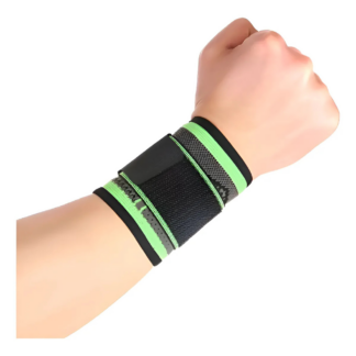 Bandas de Compresión Deportiva Soporte Elástico Ajustable Alta Resistencia Fitness Gym Muñequera