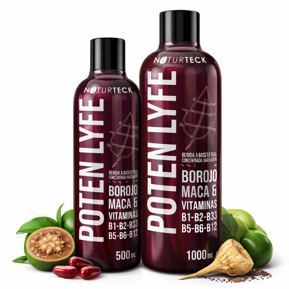 Suplemento Alimenticio Potenlyfe Bebida Funcional Borojó Maca Vitamina B 500 Ml - Image 7