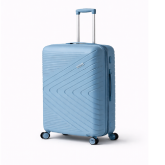 Maleta Grande 23 Kg Rígida Antigolpes Ruedas 360 Candado Tsa Color Azul Claro