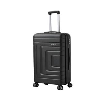 Maleta Mediana De Viaje 15 Kg Rígida Antigolpes Ruedas 360 Negra