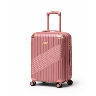 Maleta Cabina 10kg Alta Resistencia Equipaje Mano Candado Color Oro Rosa