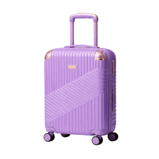 Maleta Cabina 10kg Alta Resistencia Equipaje Mano Candado Color Purpura
