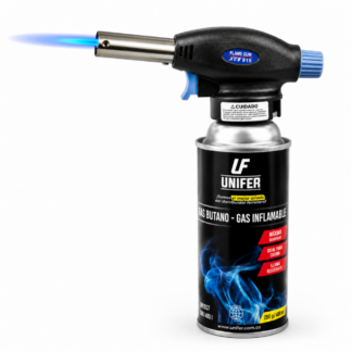 Combo Pistola Flameadora + Gas Butano Cocina Camping Encendido Continuo