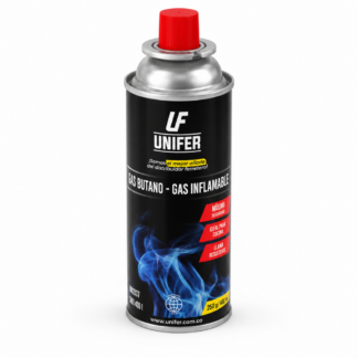 Gas Butano Unifer 250g 400ml Para Estufa Camping Soplete Portátil