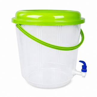 Balde Dispensador 17 Litros con Tapa y Grifo Ideal para Bebidas y Eventos