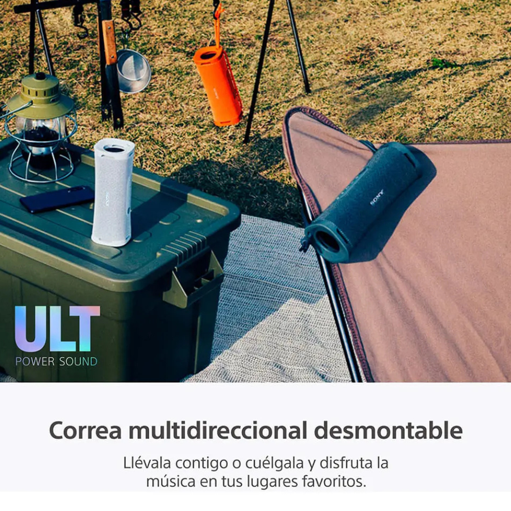 PARLANTE BLUETOOTH SONY ULT FIELD 1 SRS-ULT10 ORIGINAL IP67 RESISTENTE AL AGUA BAJOS POTENTES ULT POWER SOUND 12H BATERÍA NEGRO - Image 3