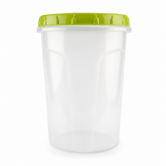 Recipiente Redondo Hermético 5000 ml Plástico Resistente Organizador Cocina