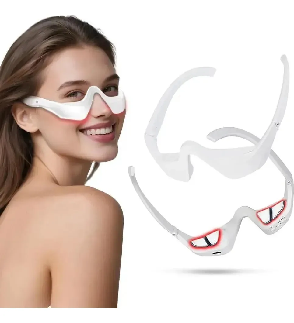 Masajeador De Ojos 3D LED Recargable Antiojeras 4 Modos Recargable USB - Image 9