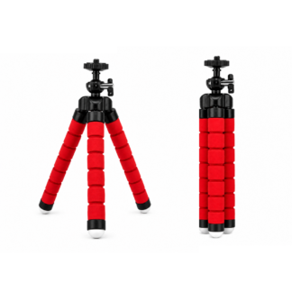 Mini Trípode Flexible 18cm Cabezal 360° Rosca 1/4 Celular Cámara GoPro