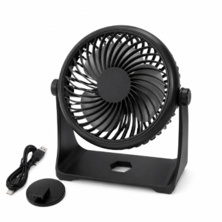 Mini Ventilador 3 En 1 Portátil USB-C De Mesa 5W Ajustable