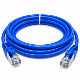 Cable De Red Ethernet RJ45 CAT6E 5 Metros UTP Alta Velocidad Azul
