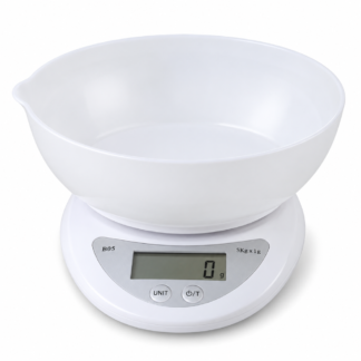 Balanza Cocina Digital 5kg X 1g Con Recipiente Medidor Para Alimentos