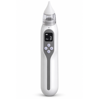 Aspirador Nasal Eléctrico Para Bebés Recargable USB 5 Niveles LCD Música