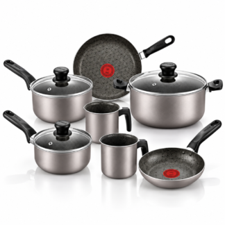 Batería de Cocina 10 Piezas Antiadherente IMUSA Talent con Ollas y Sartenes