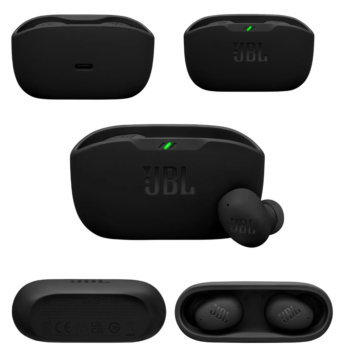 JBL Wave Buds 2 Audífonos Bluetooth 5.3 ANC Pure Bass IP54 Negros - Image 7