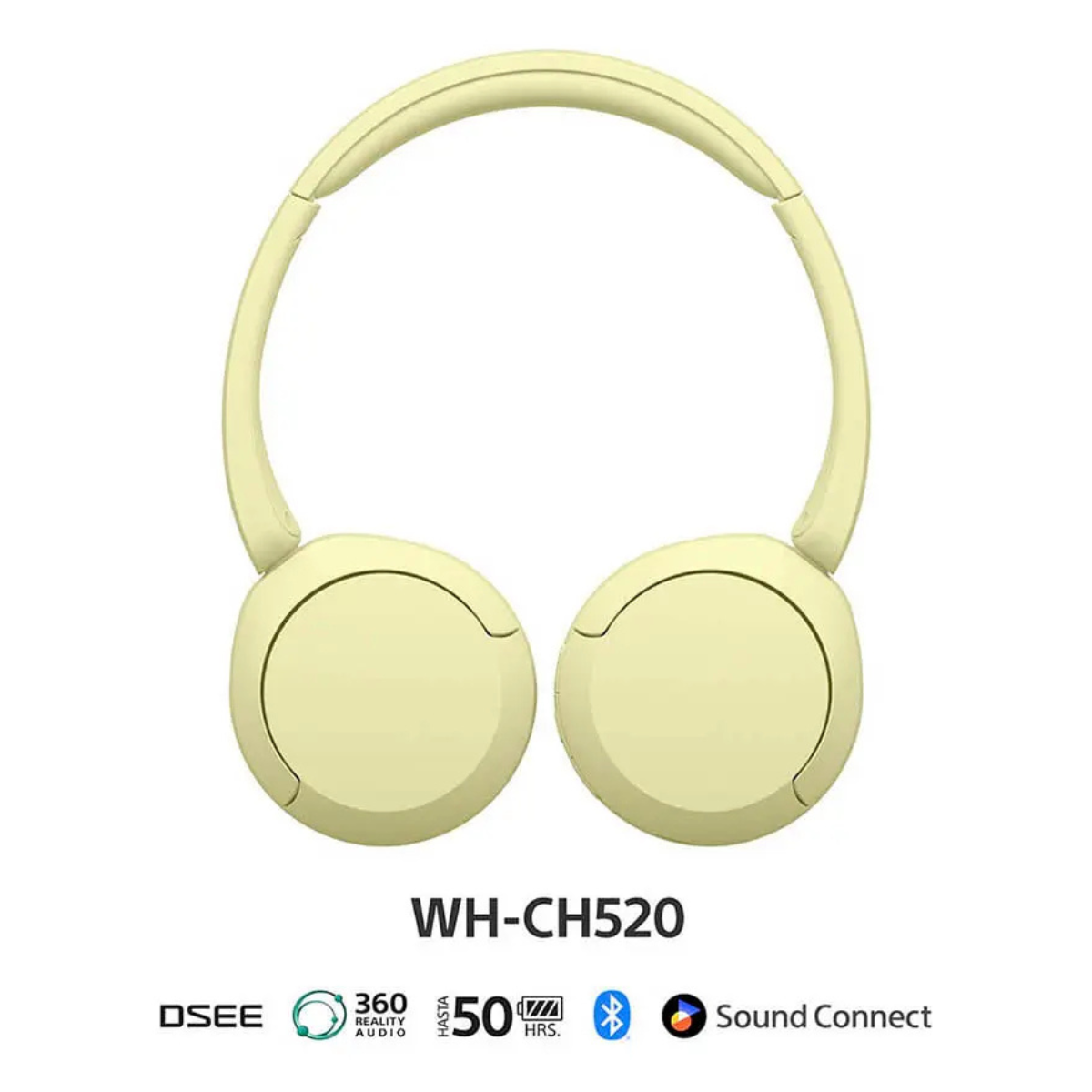 Audífonos Sony WH-CH520 Bluetooth Inalámbricos Diadema Batería Hasta 50 Horas - Image 3