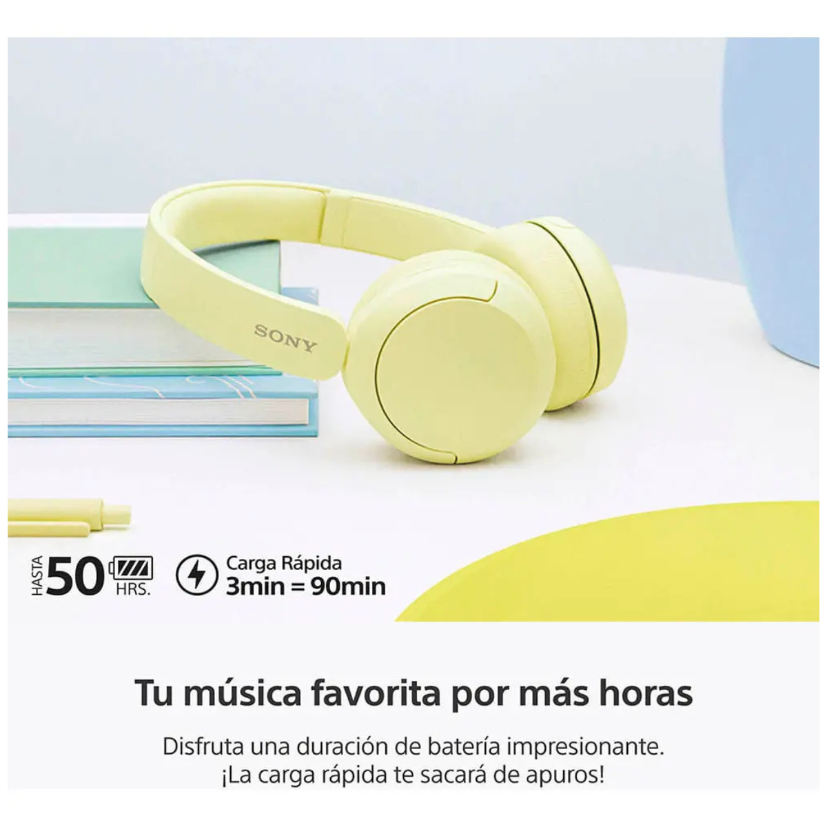 Audífonos Sony WH-CH520 Bluetooth Inalámbricos Diadema Batería Hasta 50 Horas - Image 5