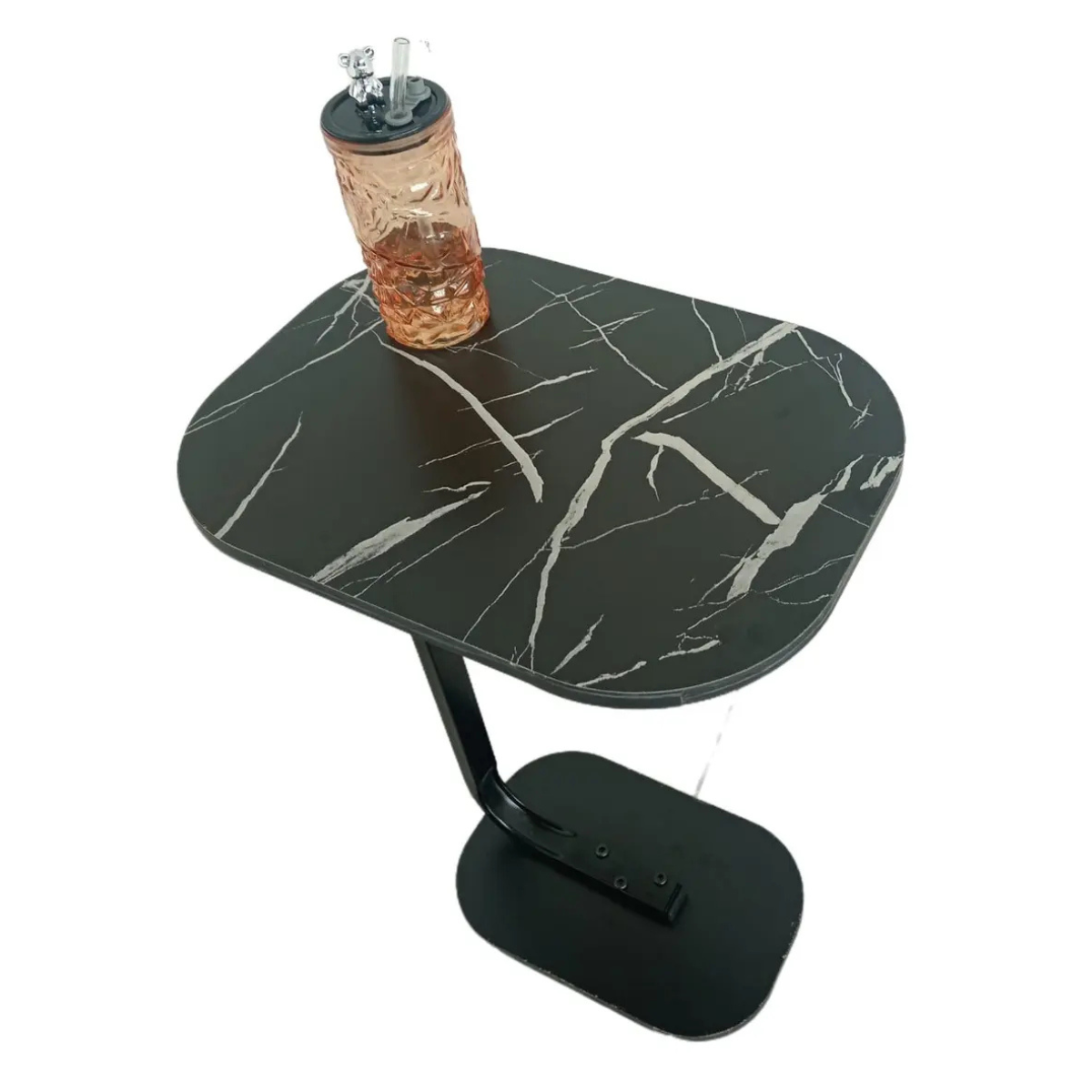 Mesa Auxiliar Tipo C Moderna Para Sala, Sofá, Cama Y Espacios Pequeños - Image 9