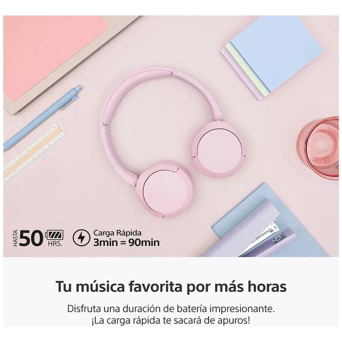 Audífonos Sony WH-CH520 Bluetooth Inalámbricos Diadema Batería Hasta 50 Horas - Image 23