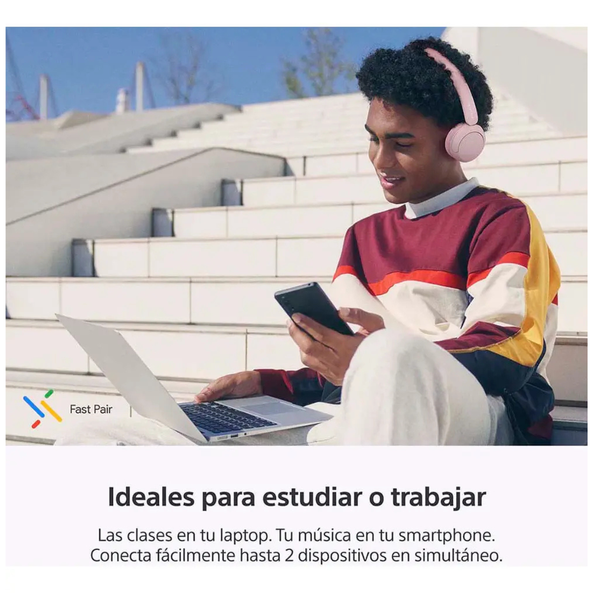 Audífonos Sony WH-CH520 Bluetooth Inalámbricos Diadema Batería Hasta 50 Horas - Image 24