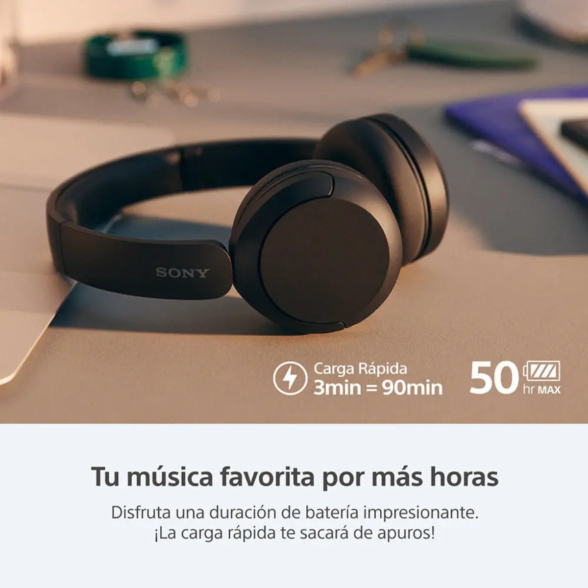 Audífonos Sony WH-CH520 Bluetooth Inalámbricos Diadema Batería Hasta 50 Horas - Image 28