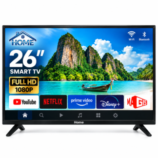 Televisor Smart TV Home 26 Pulgadas Full HD WiFi Bluetooth HDMI USB